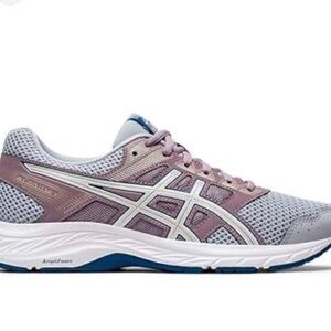 ASICS Women's Athletic Shoes - Gray and Purple